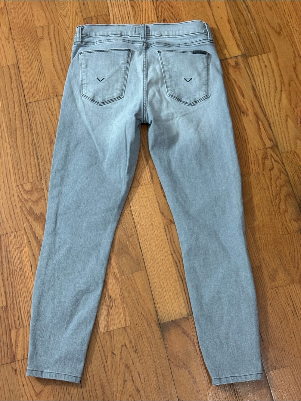 HUDSON Los Angeles Natalie Skinny Grey Denim Jeans in women’s 28 - Picture 12 of 15